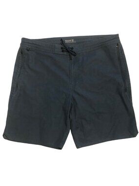 Roark Men's Flat Front Shorts - Navy Blue